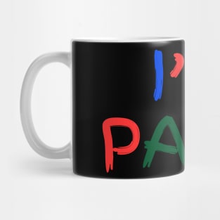 I Heart Love To Finger Paint I'm Paint Cute Couple Valentine Mug